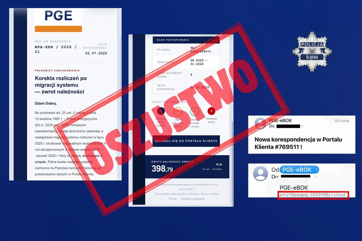 Oszuści podszywają się pod dostawcę prądu. Uważaj na fałszywy zwrot pieniędzy