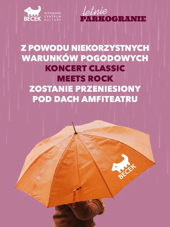 Parkogranie zmienia scenę - „CLASSIC meets ROCK” pod dachem
