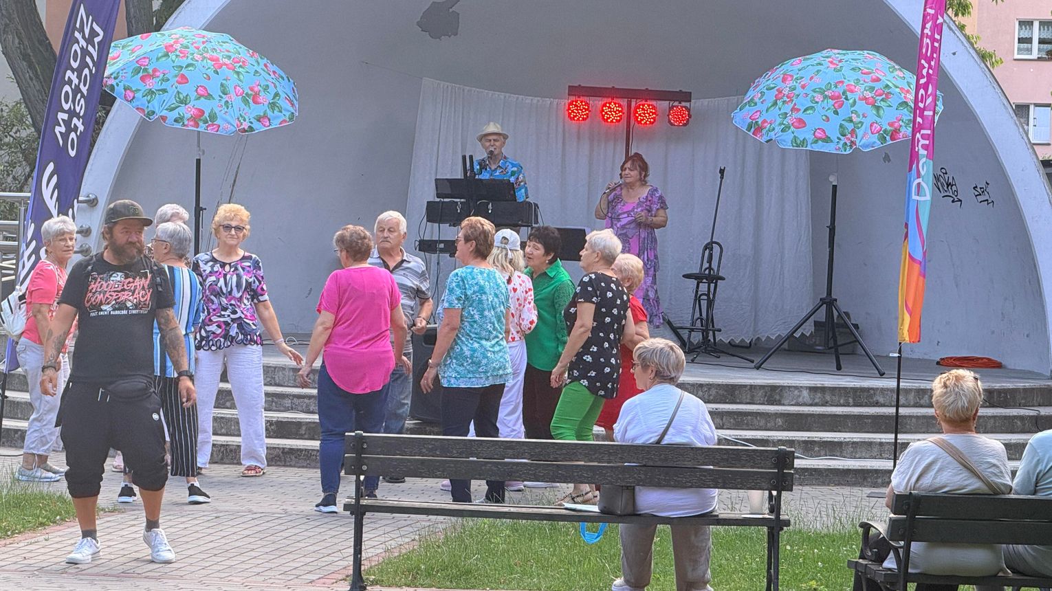 Parkowe powitanie lata w złotowskiej muszelce