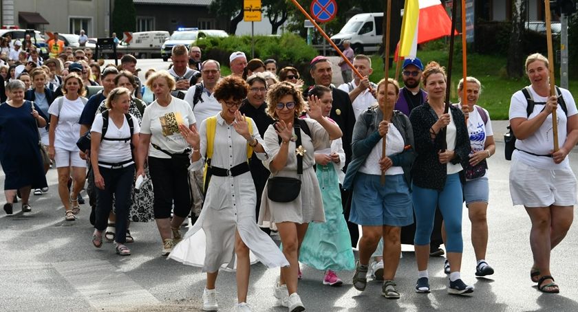 Pielgrzymi z Sokołowa Podlaskiego w drodze na Jasną Górę