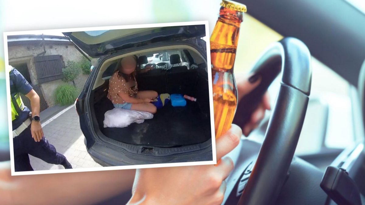 Pijana kierująca w bagażniku. 42-latka zrzucała winę na znajomego