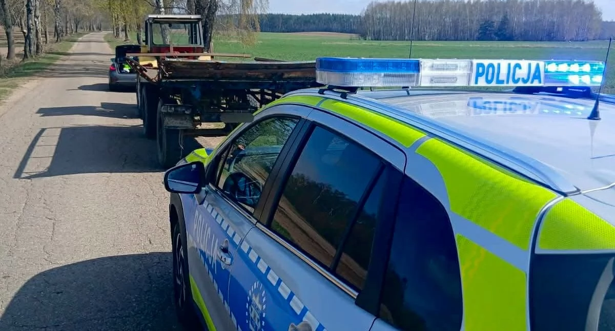 Pijani traktorzyści zablokowali podlaskie drogi!