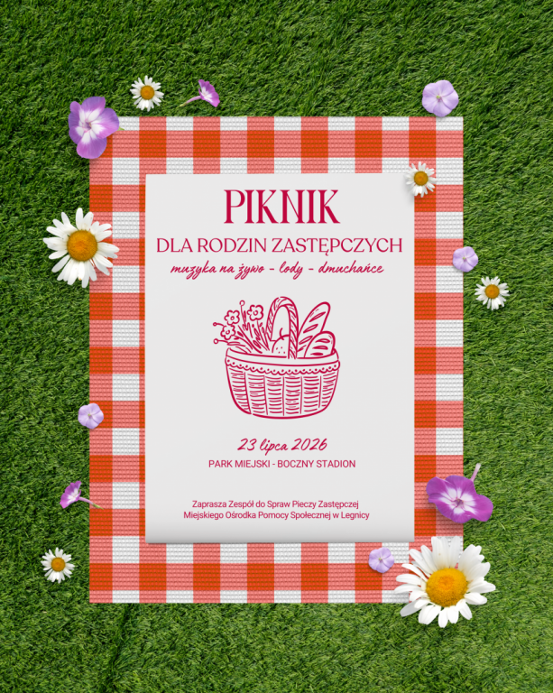 Piknik dla rodzin zastępczych w Parku Miejskim