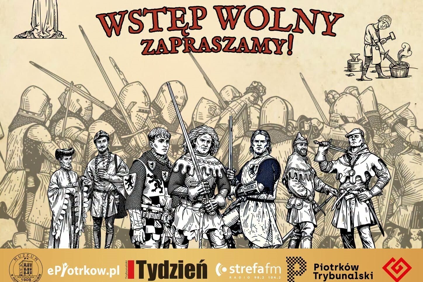 Piknik historyczny „Piotrków w czasach pierwszych Jagiellonów” już 11 lipca