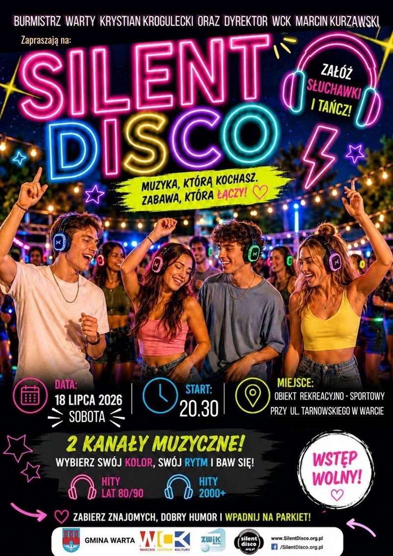 Piknik Rodzinny i Silent Disco w Warcie