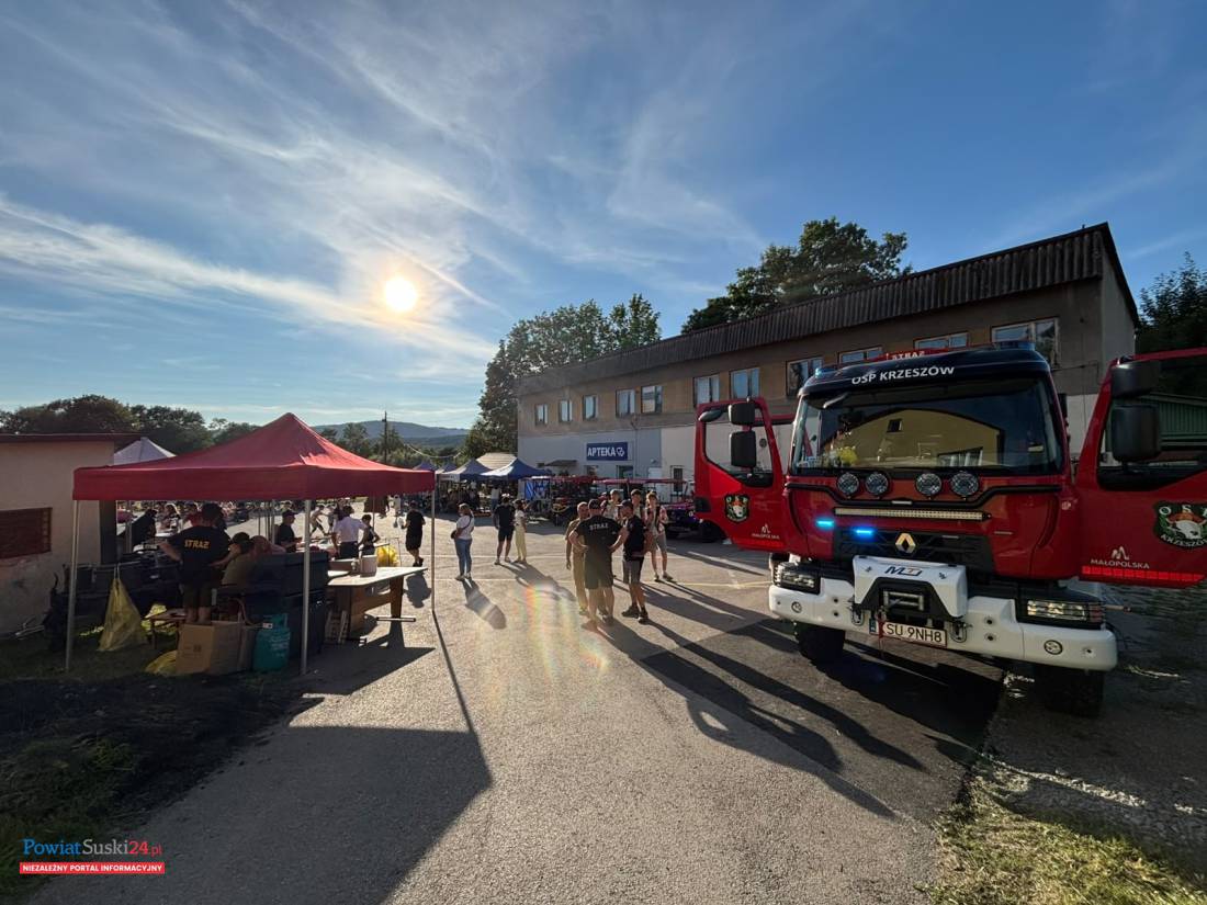 Piknik Strażacki z KSRG OSP Krzeszów. Była zabawa i wspólne wsparcie dla OSP. Czytaj więcej