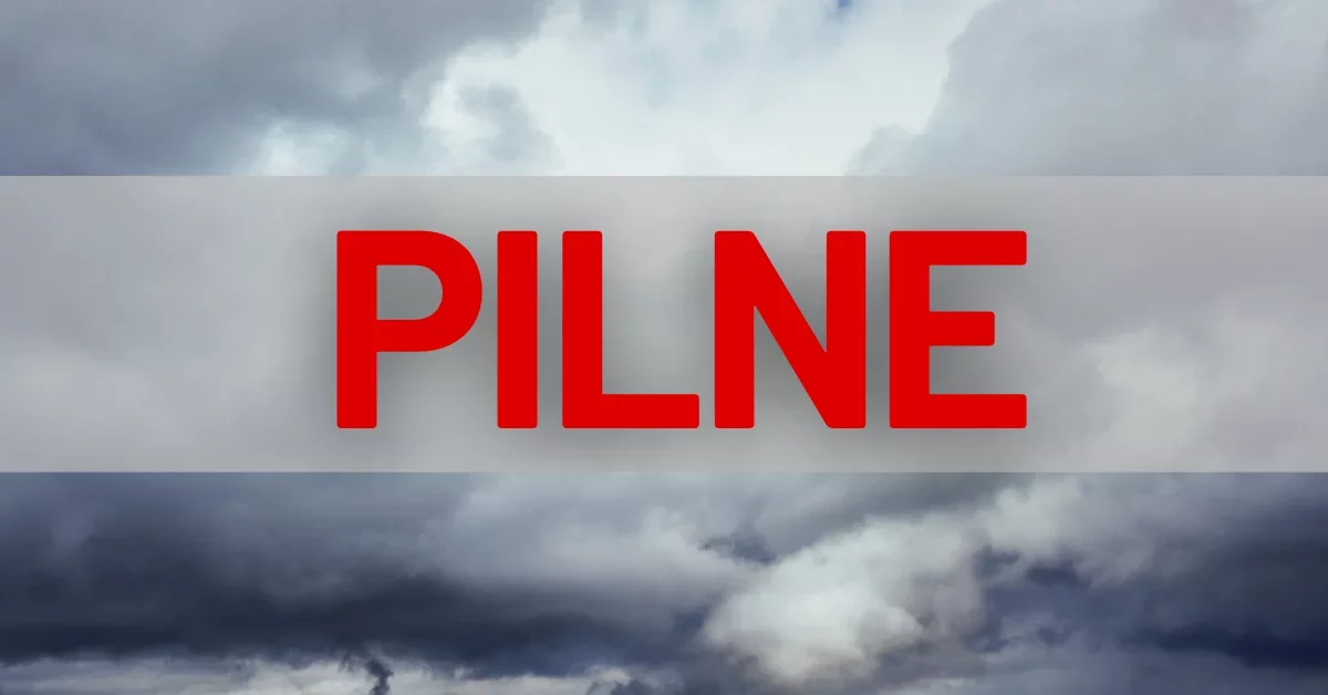 Pilny alert Zarządzania Kryzysowego dla Podkarpacia. Zacznie się w niedzielę