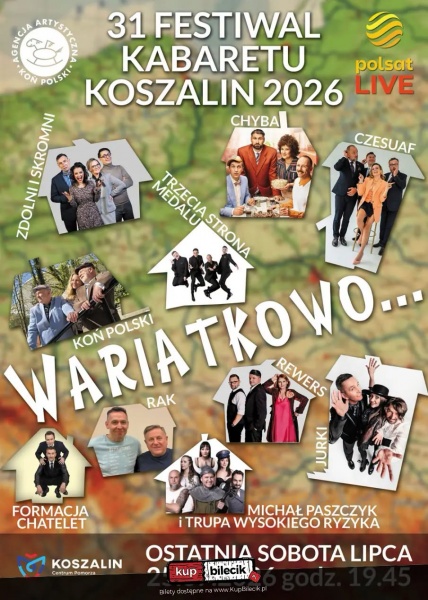 Piotr "Guma" Gumulec zostawi swój ślad w Alei Gwiazd Kabaretu w Koszalinie