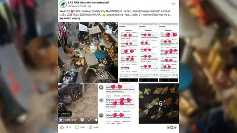 Wtargnął do galerii rękodzieł i ją zdemolował. Policja szuka sprawcy