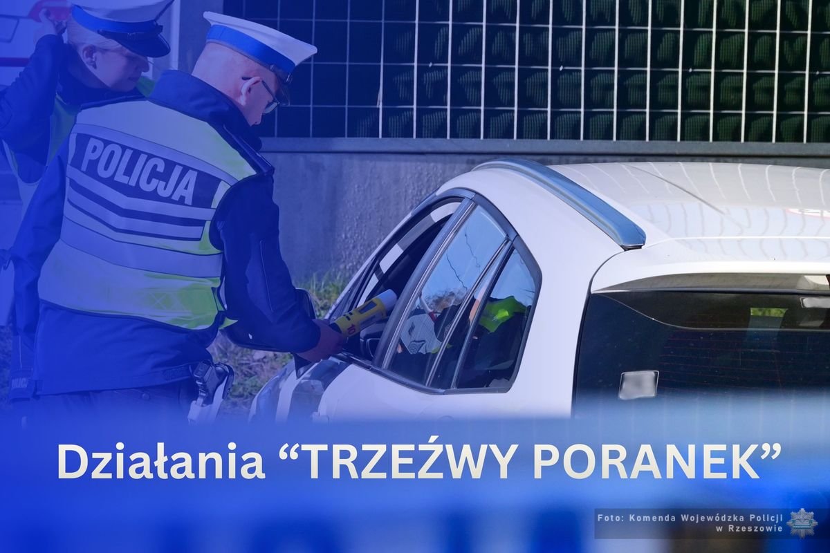 Podsumowanie działań - "Trzeźwy poranek" - na drogach powiatu stalowowolskiego 13/07/2026,