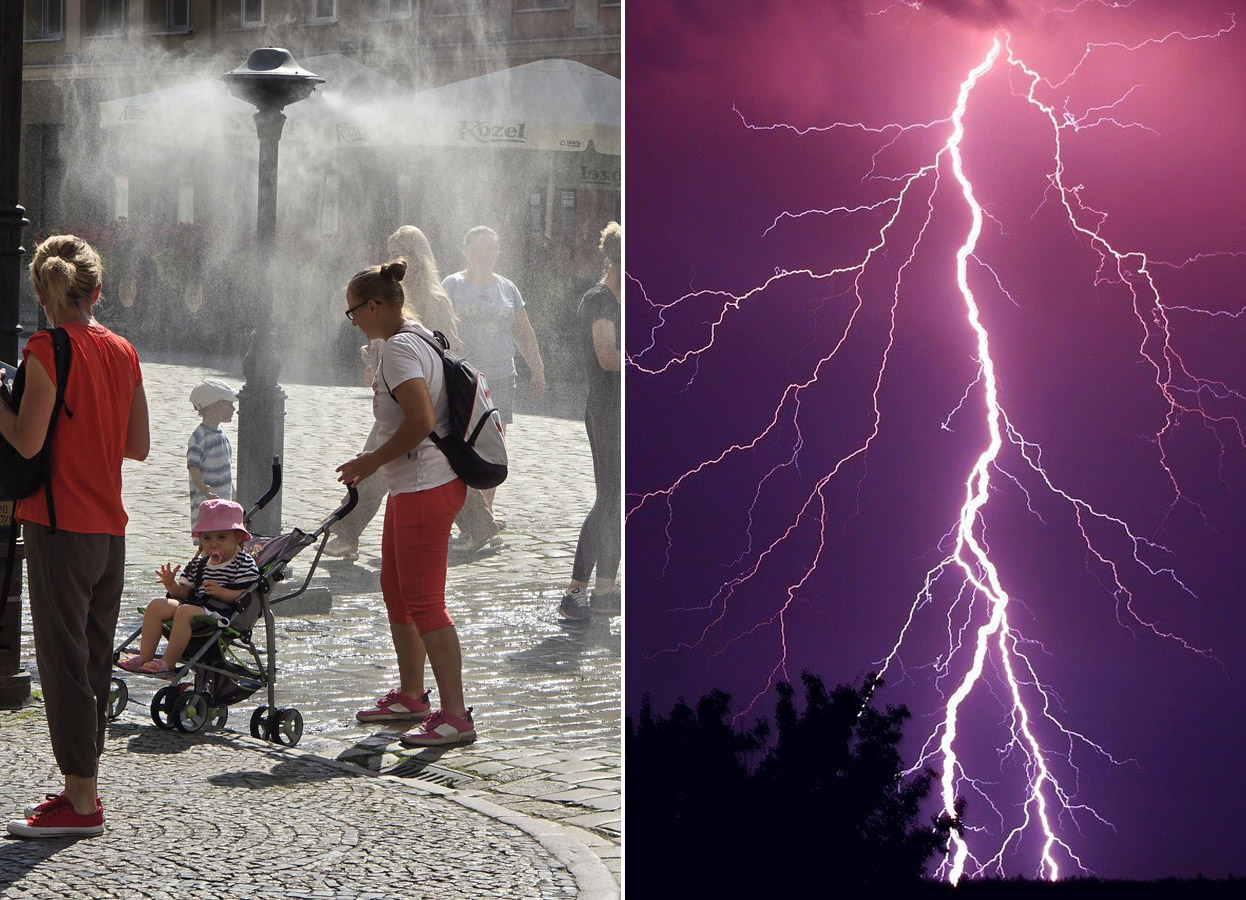 Podwójny alert dla mieszkańców powiatu. Meteorolodzy ostrzegają przed upałem i burzami