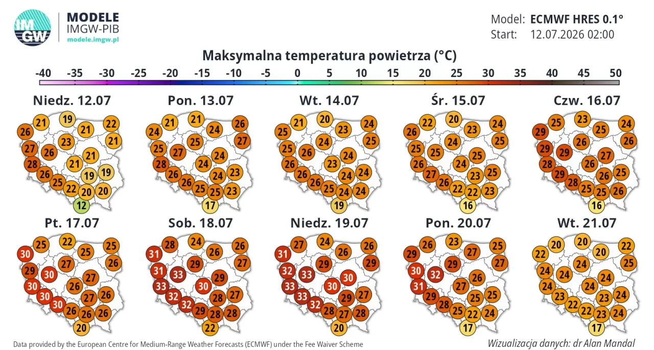 Pogoda dla Lubelskiego: najpierw burze, potem nawet 30°C. Wyraźne ocieplenie na horyzoncie