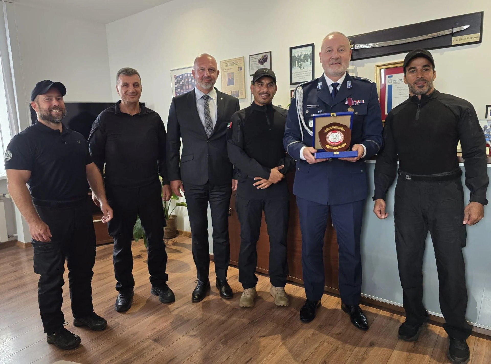 Policja Abu Dhabi na Święcie Policji w Lesznie
