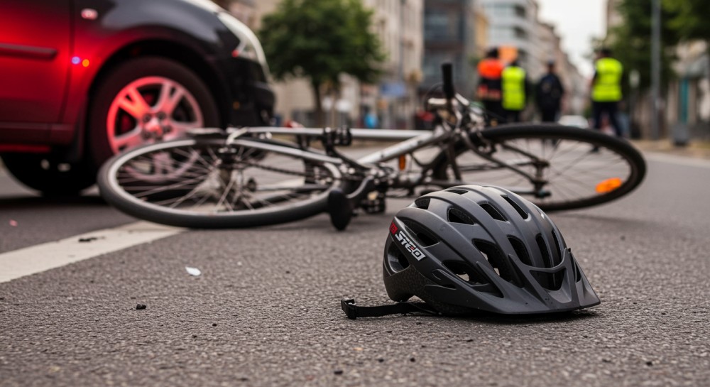 Policja poszukuje rowerzysty po wypadku w Toruniu
