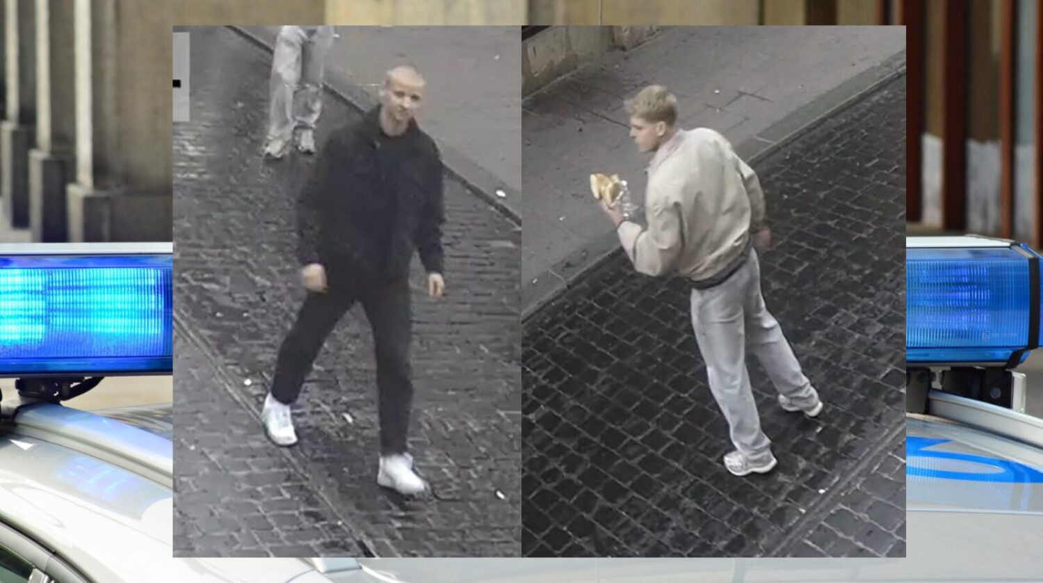 Policja szuka sprawców pobicia przy ul. Szewskiej w Krakowie. Opublikowano ich wizerunki