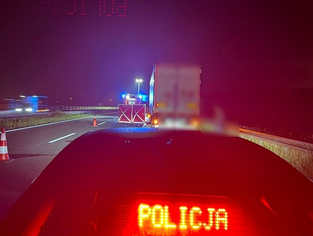 Policja szuka świadków śmiertelnego potracenia na autostradzie A4 w powiecie krapkowickim