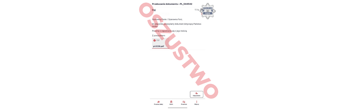 Policja: Uwaga na fałszywe e-maile z groźbami
