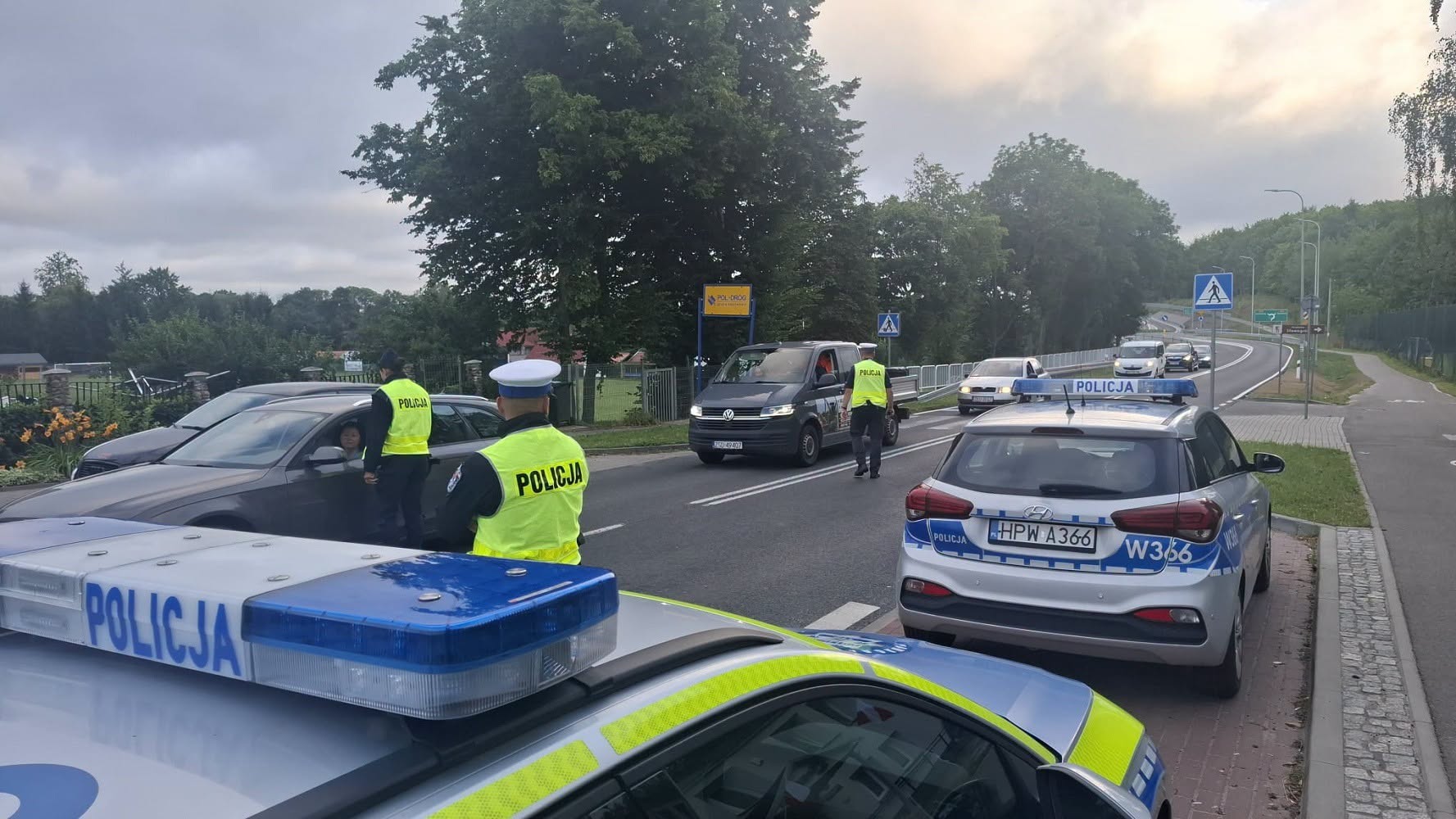 Policyjne kontrole na terenie Powiatu Drawskiego