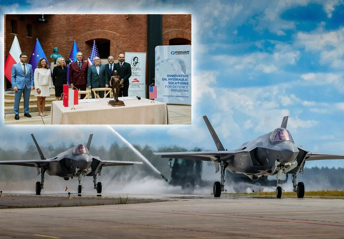 Polsko-amerykański sojusz napędzi fabrykę w Wadowicach. Ponar celuje z produkcją w materiały do myśliwców F-35