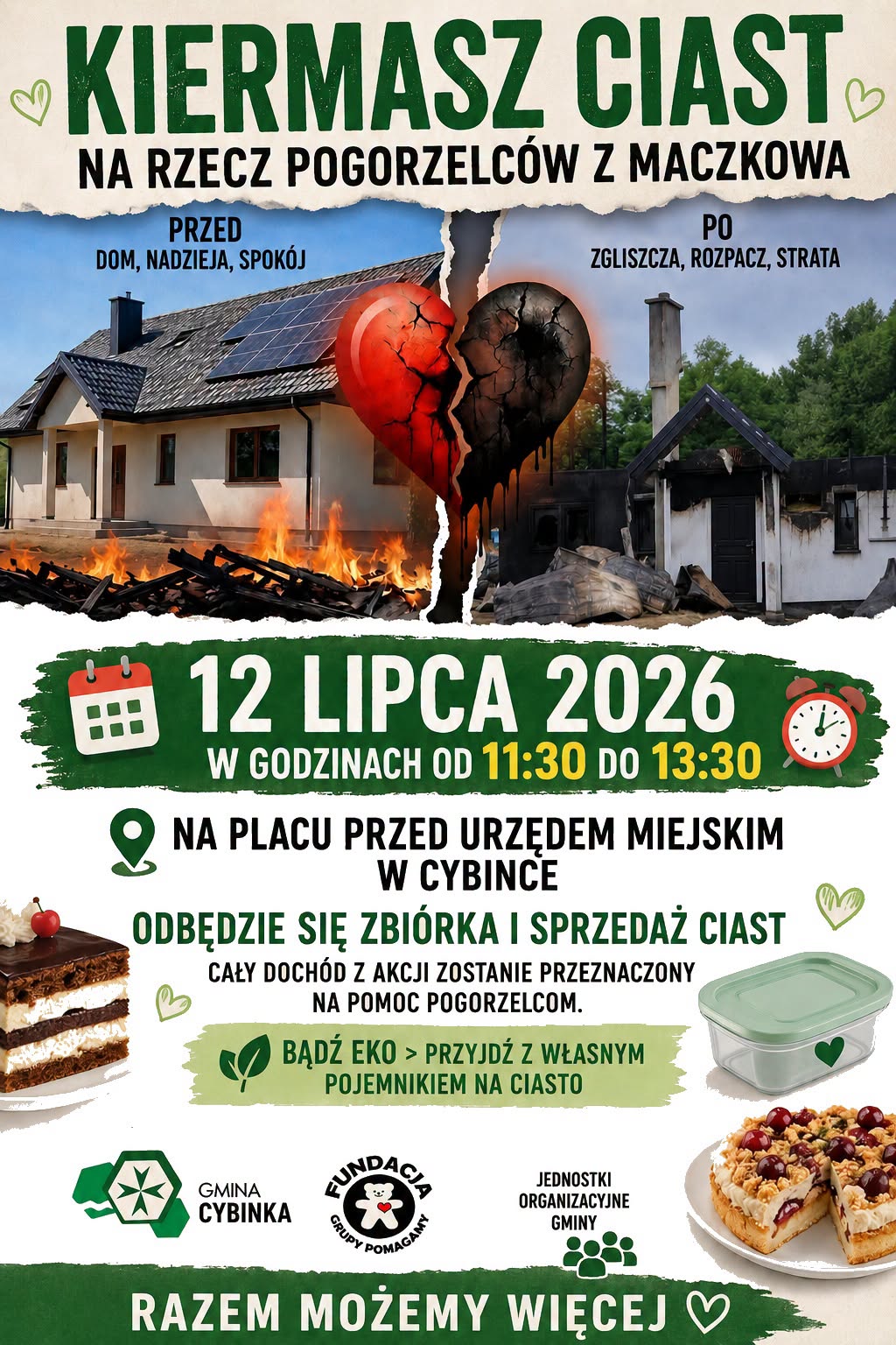 kiermasz ciast pogorzelcy cybinka