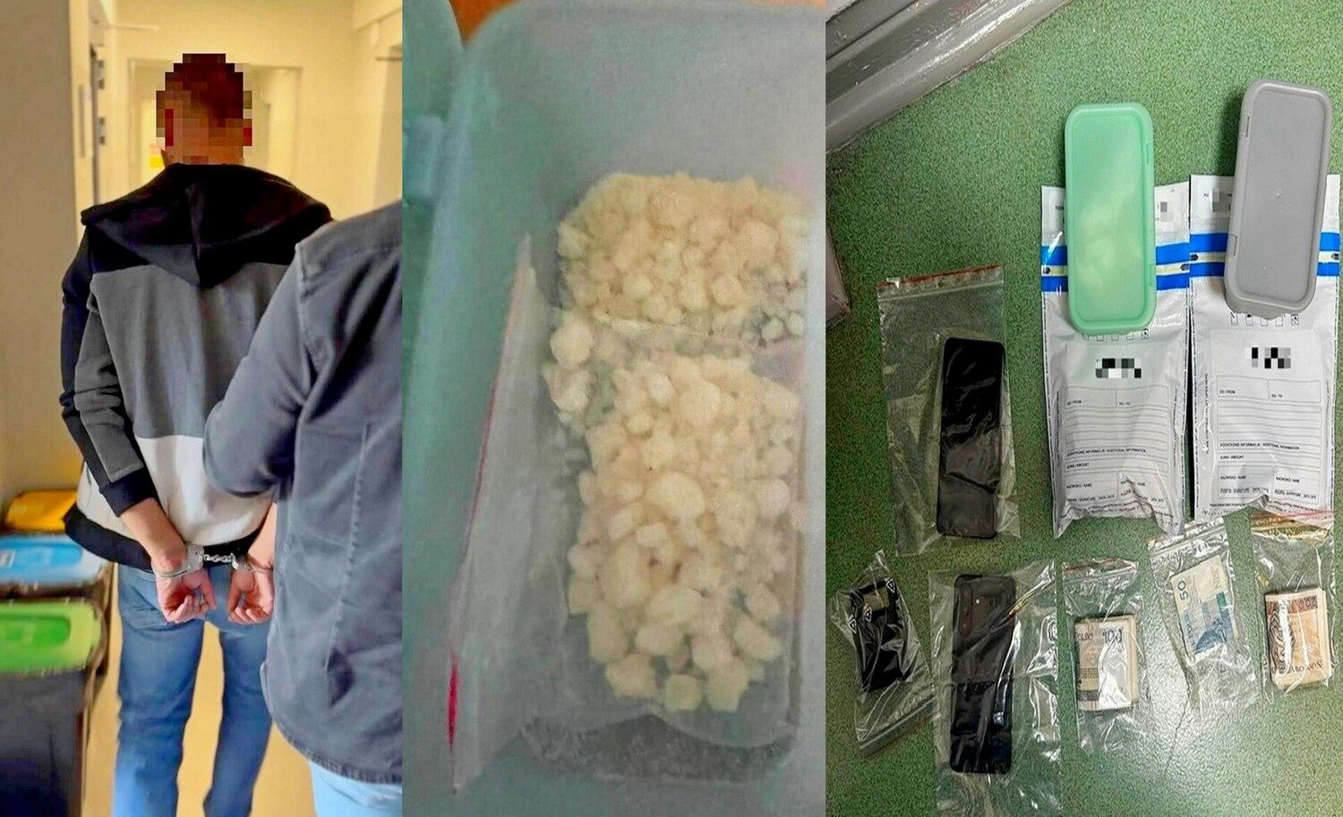 Pomorskie: w lodówce ukrywał prawie 250 gramów narkotyków. Namierzyli go kryminalni
