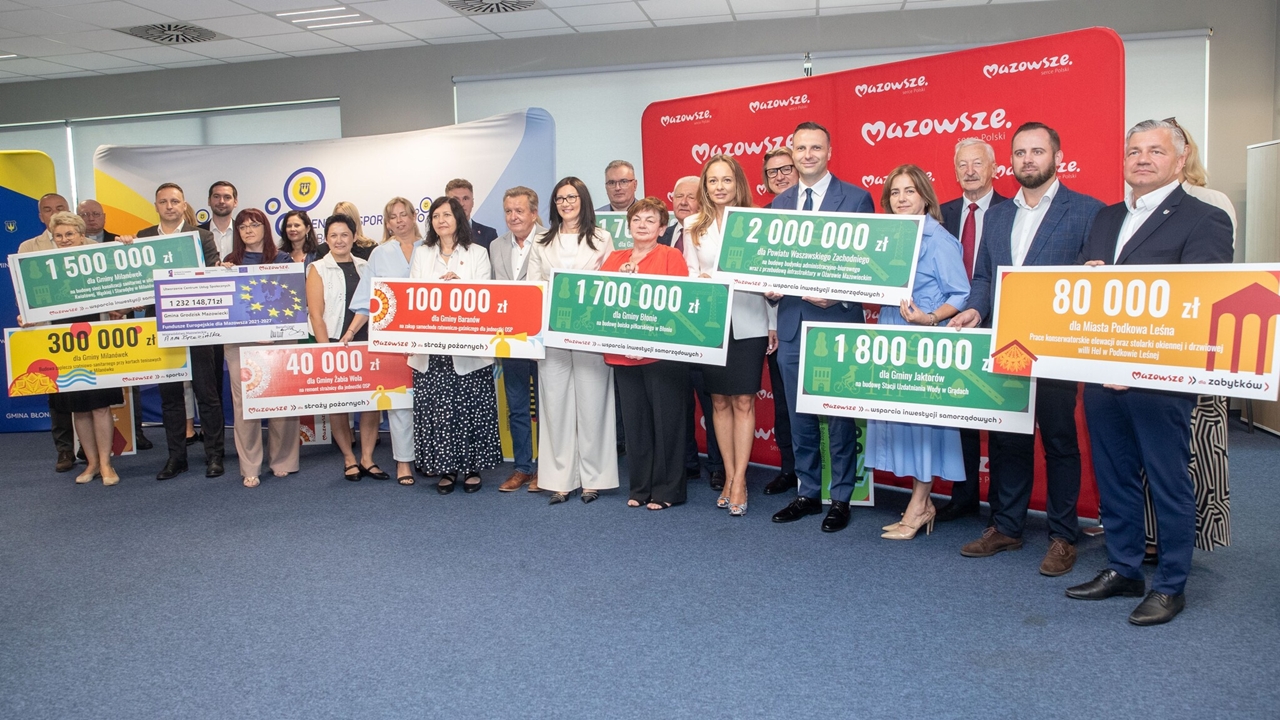Ponad 11,5 mln zł na inwestycje w powiatach grodziskim i warszawskim zachodnim