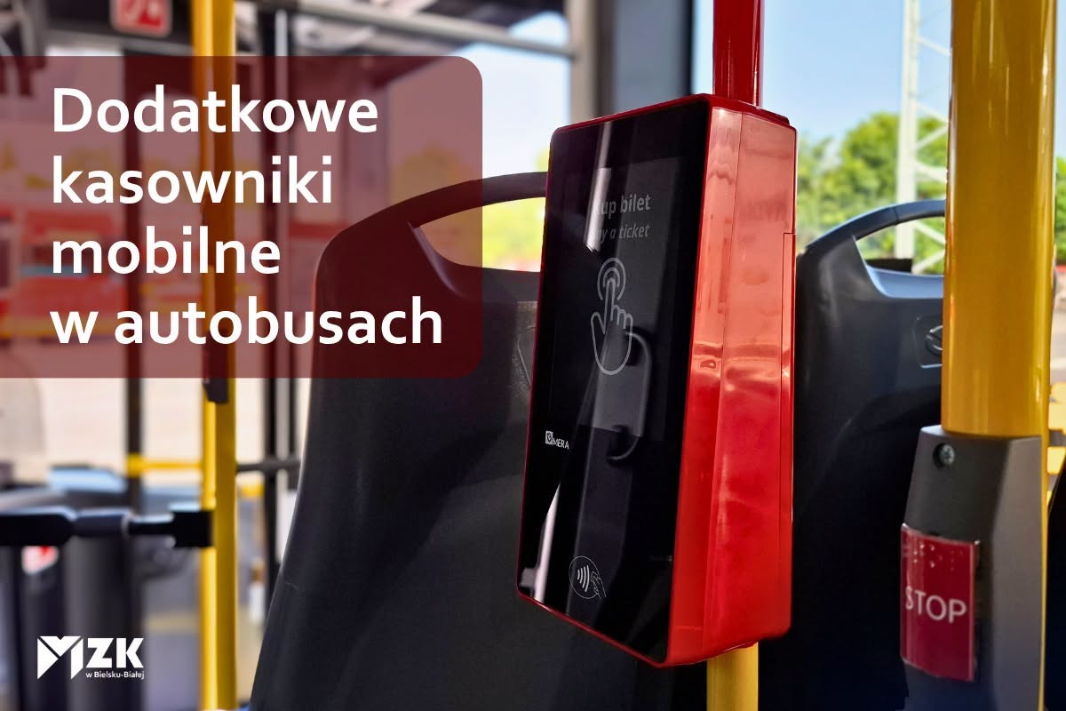 Ponad 613 tysięcy biletów w pół roku. MZK rozbudowuje system kasowników mobilnych