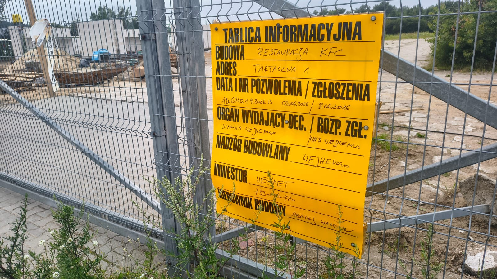 Popularna sieć z kurczakami w panierce powstanie w Wejherowie