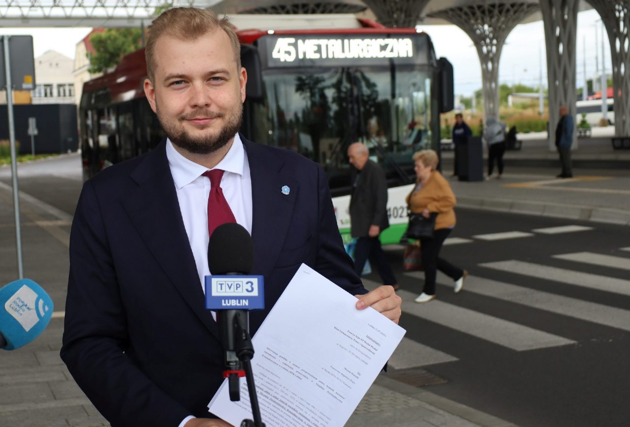 Poseł Michał Moskal ujawnił wyniki kontroli PIP w MPK Lublin. Inspektorzy wskazali nieprawidłowości