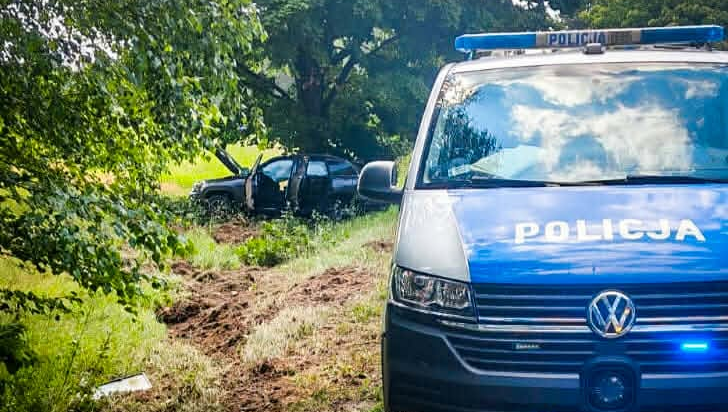 Poważny wypadek na DW 693. Droga Siemiatycze – Milejczyce całkowicie zablokowana