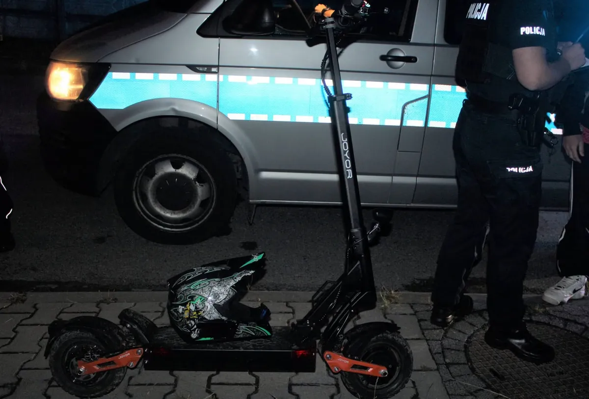Poważny wypadek nastolatków w Małopolsce. Jeden z nich doznał otwartego złamania nogi