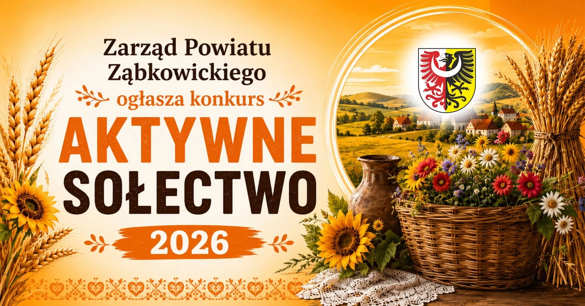 POWIAT ZĄBKOWICKI. Rusza konkurs „Aktywne Sołectwo 2026”. Do wygrania nagrody o wartości 6,5 tys. zł