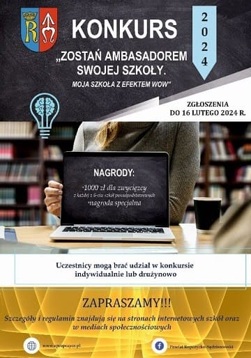 Powiat: Zostań ambasadorem swojej szkoły. Moja szkoła z efektem WOW