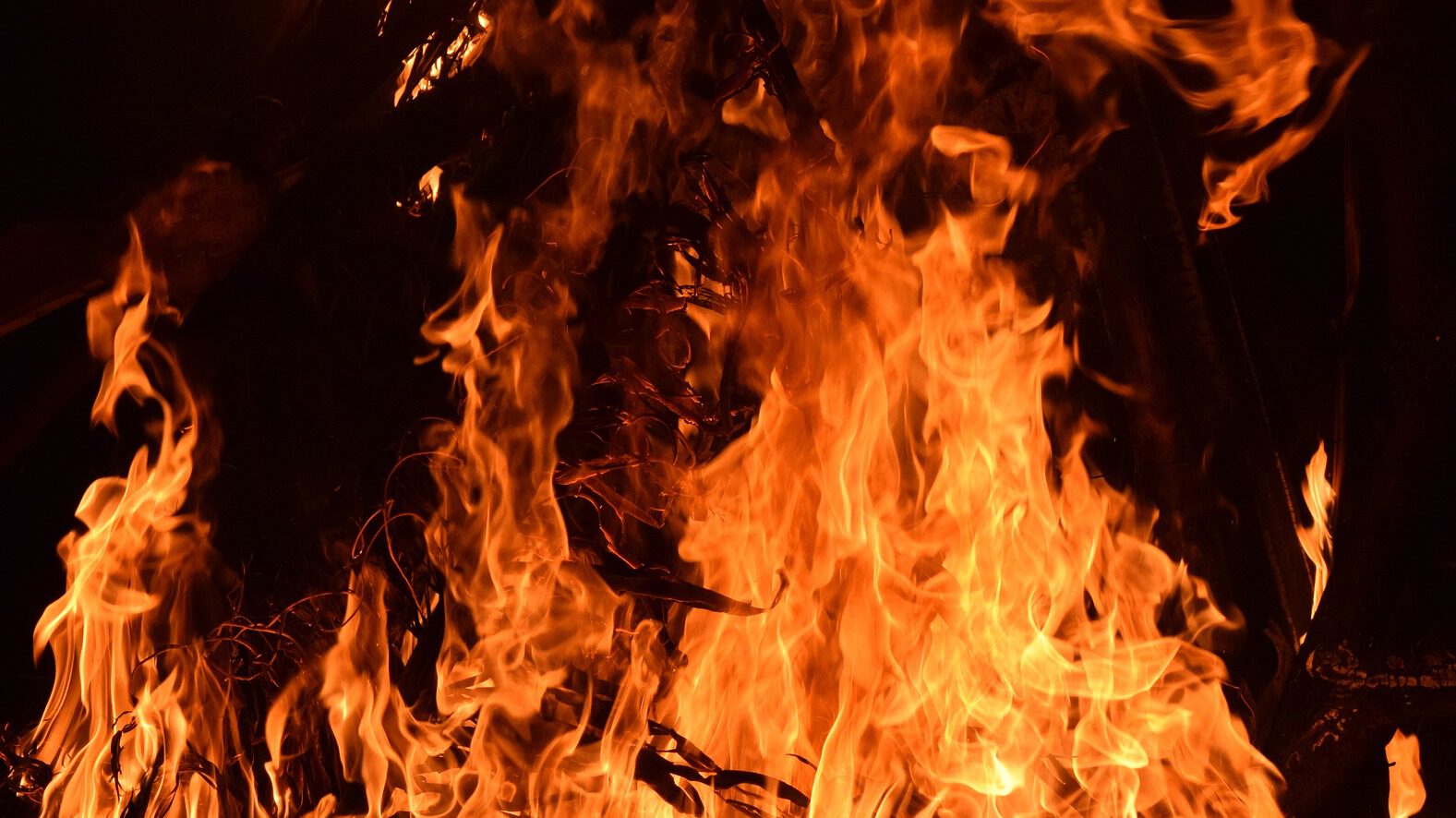 Pożar domu jednorodzinnego w Kaliszu