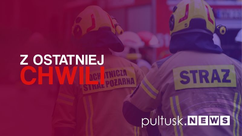 Pożar rżyska w Głodowie. Trwa interwencja strażaków