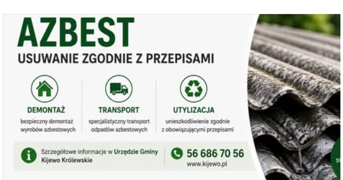 Pozbądź się azbestu z dofinansowaniem!