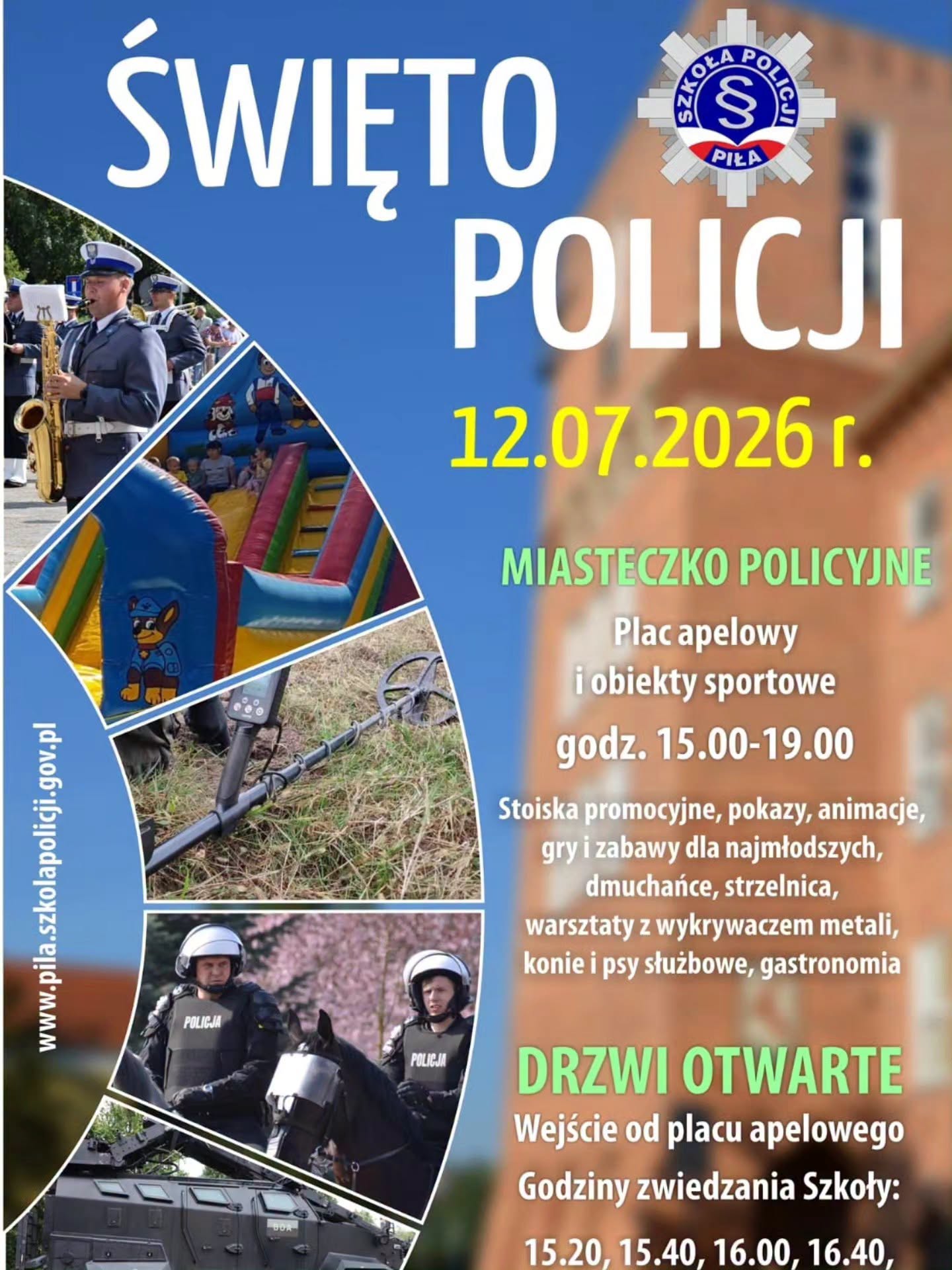 Poznaj policyjną służbę. Zaproszenie na Święto Policji w Pile