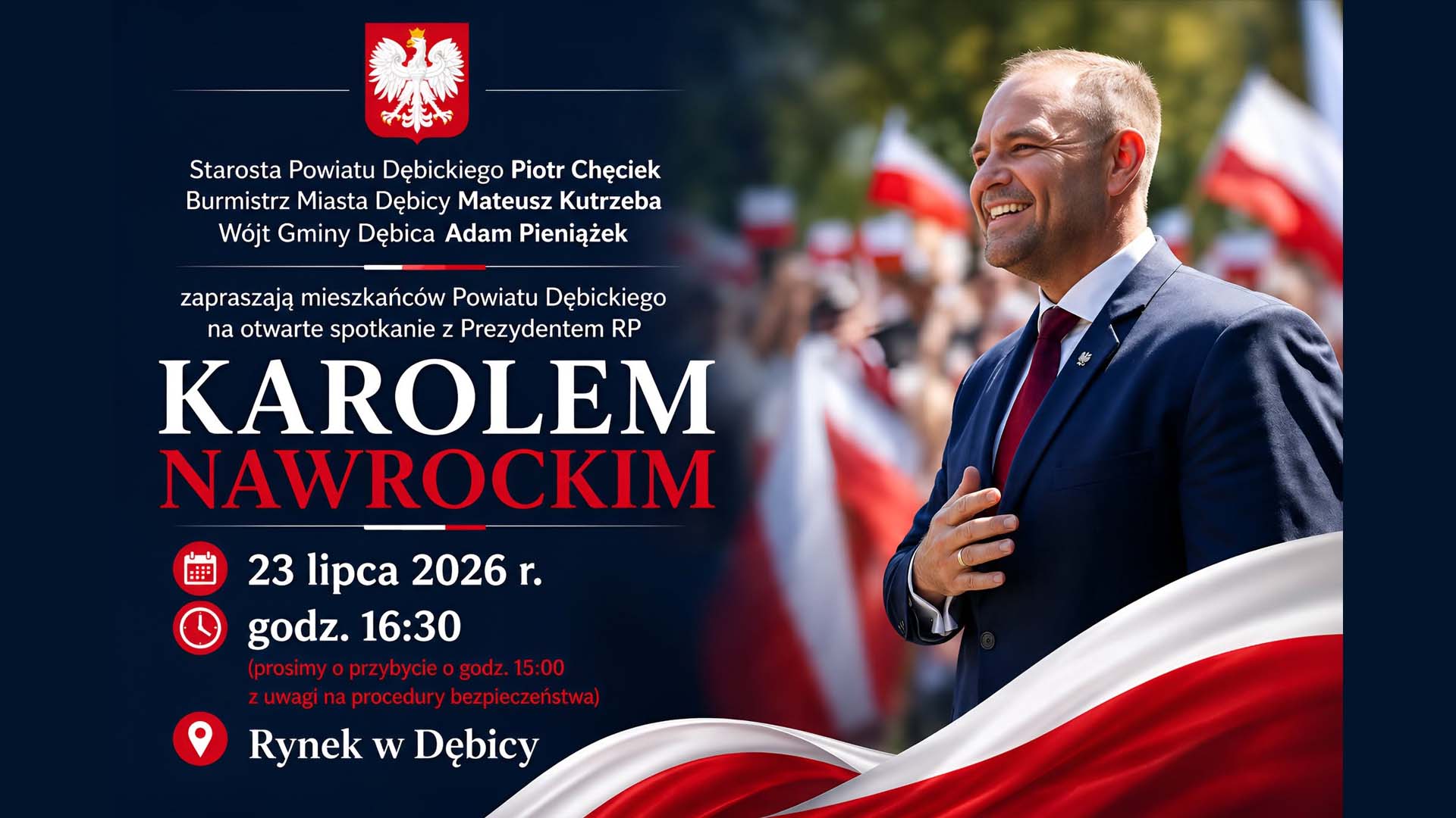 Prezydent Karol Nawrocki ponownie odwiedzi Dębicę!