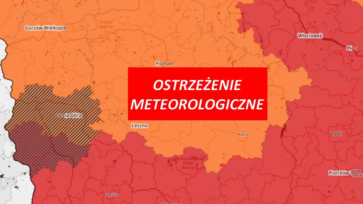 Prognoza pogody na popołudnie i wieczór. Ostrzeżenia pierwszego i drugiego stopnia