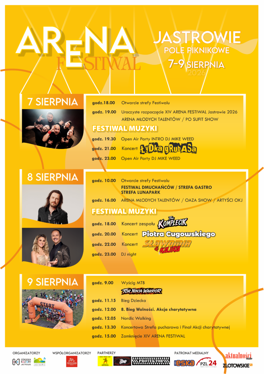 PROGRAM XIV ARENY FESTIWAL JASTROWIE 2026