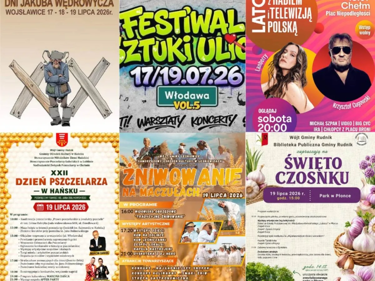 Przed nami weekend pełen atrakcji. Będzie w czym wybierać