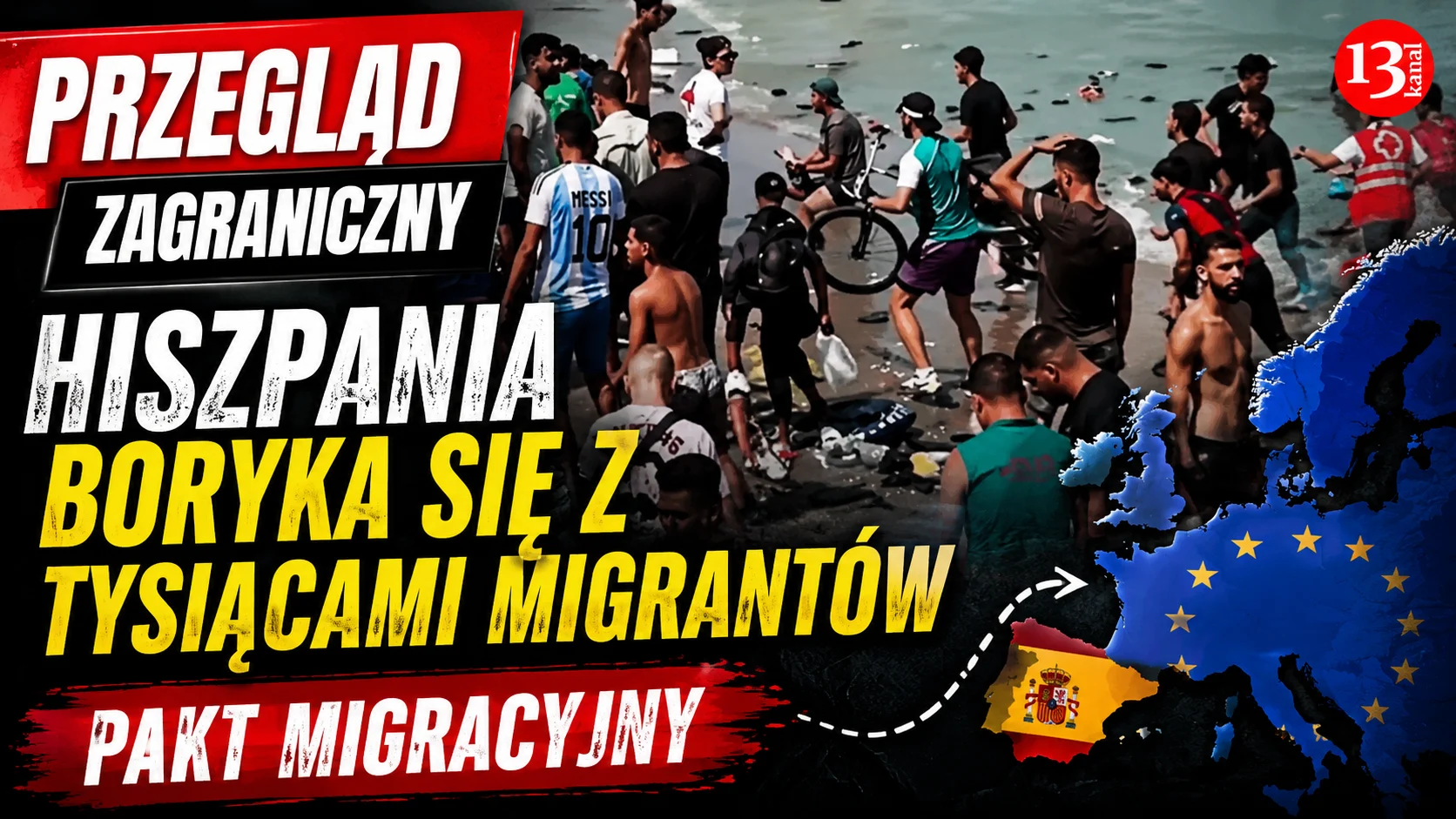 Przegląd zagraniczny: Hiszpania ma problem z tysiącami migrantów. Czy rodzi się nowy kryzys?