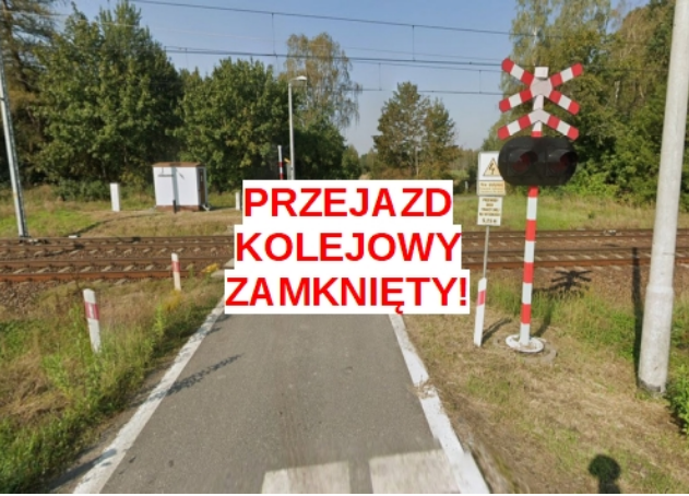 Przejazd kolejowy w Kłomnicach-Janaszowie czasowo zamknięty