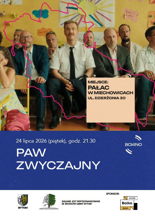 Plakat zapowiadający Plenerowe Becekino w Miechowicach