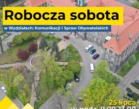 przejdź do Robocza sobota w wydziałach: Komunikacji oraz Spraw Obywatelskich