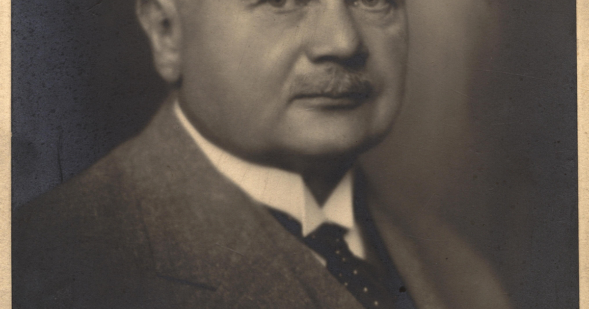 Przemysłowiec, filozof, jeden z inicjatorów ruchu tramwajowego w Łodzi. 160. lat temu urodził się Alfred Biedermann