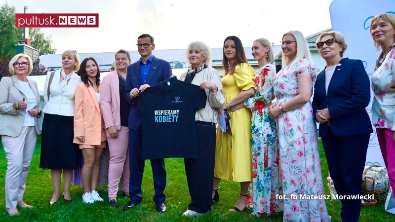 Pułtuszczanki spotkały się z Mateuszem Morawieckim