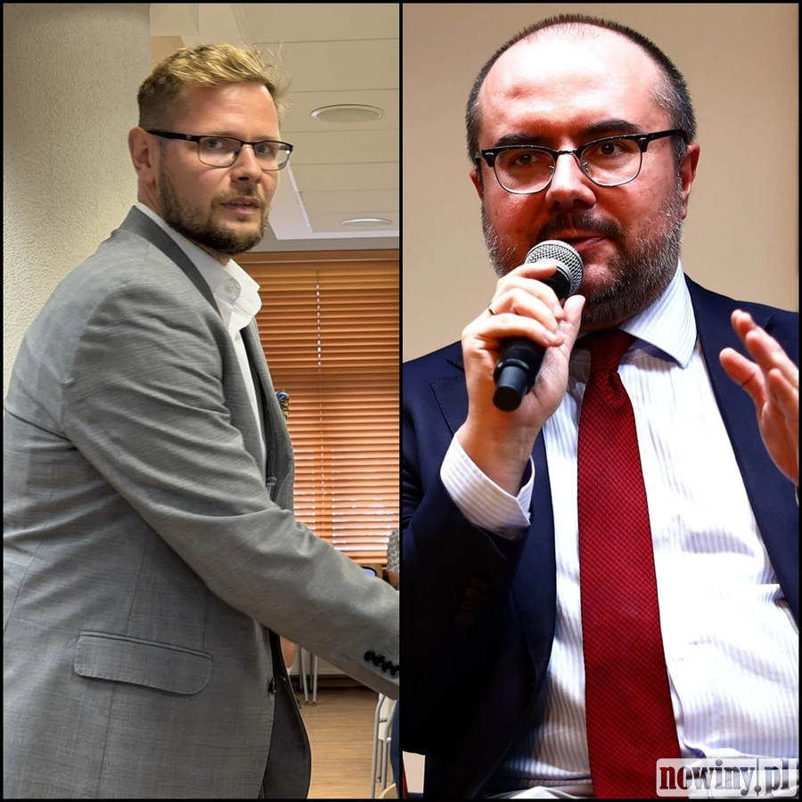Raciborscy politycy po dwóch stronach zmian w PiS. Jabłoński ostro do Wosia: "Gnojek", Woś odpowiada: "Nie trzymasz ciśnienia"