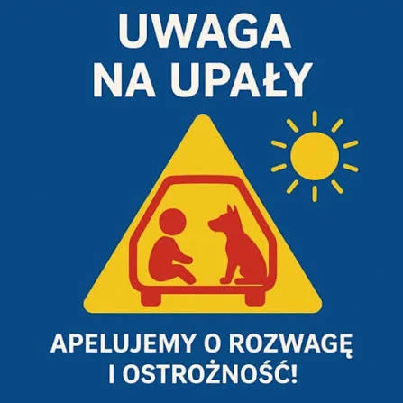 Racibórz: Policja ostrzega przed falą upałów do 40°C