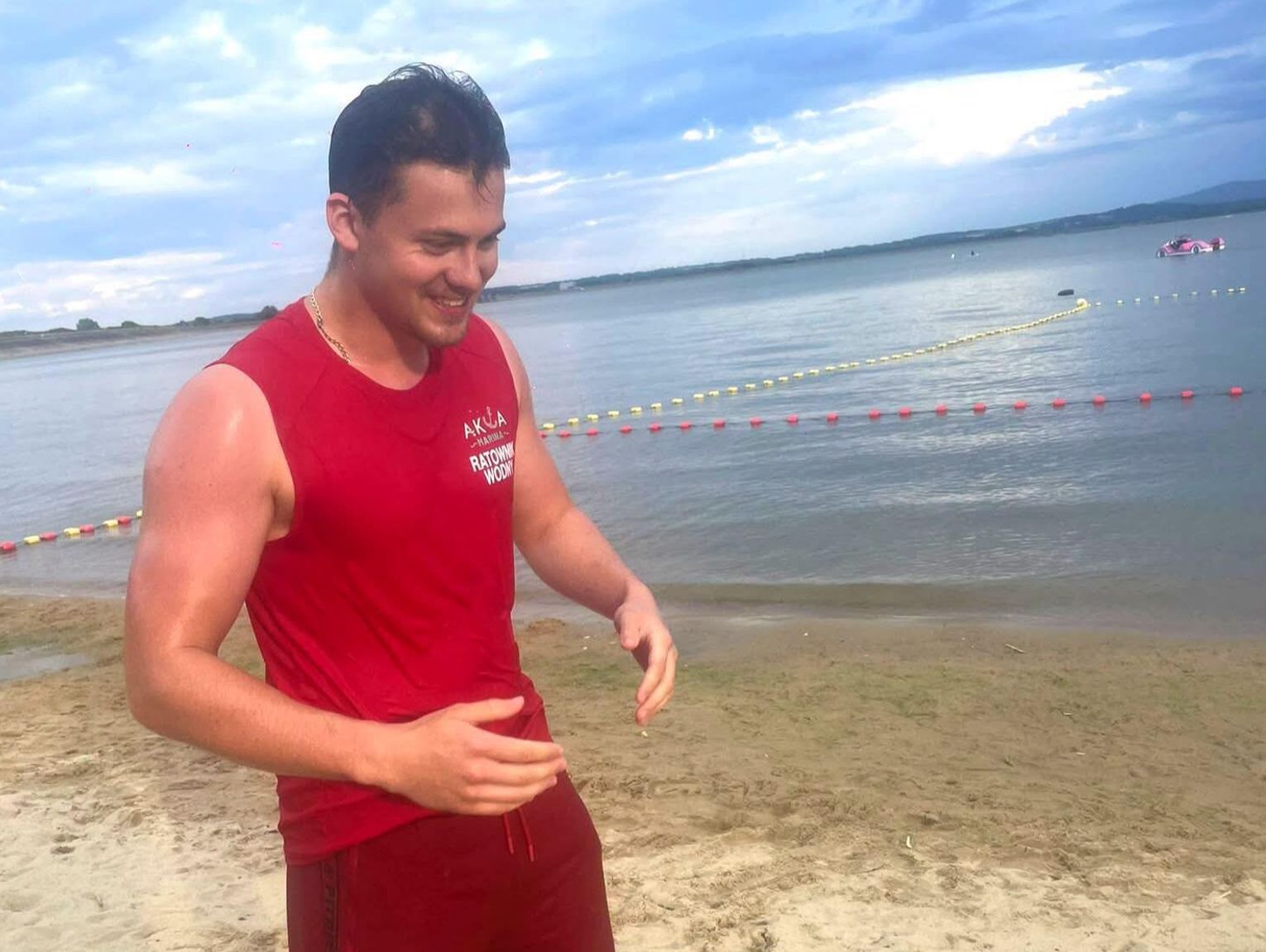 Ratownik uratował dziecko nad Jeziorem Nyskim
